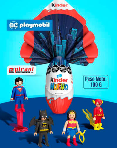 Kinder sorpresa 100 gr Playmobil