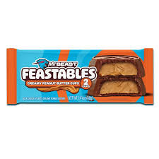 Feastables creamy peanut butter cups *2