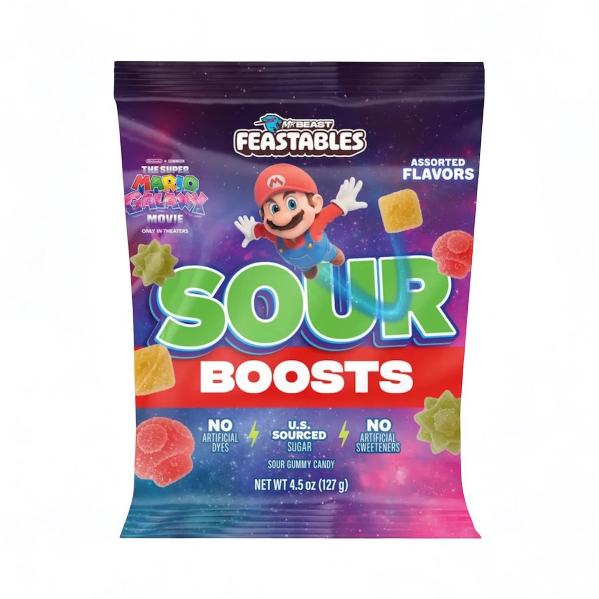 Feastable gomitas Sour Boosts